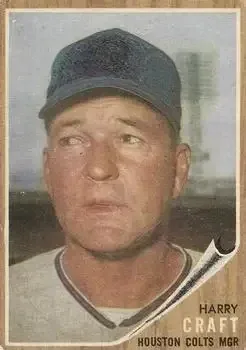 1962 Topps #12 Harry Craft
