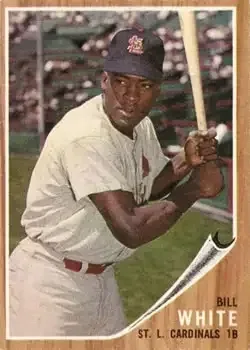 1962 Topps #14 Bill White