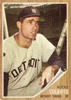 1962 Topps #20 Rocky Colavito