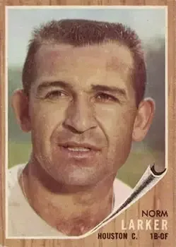 1962 Topps #23 Norm Larker
