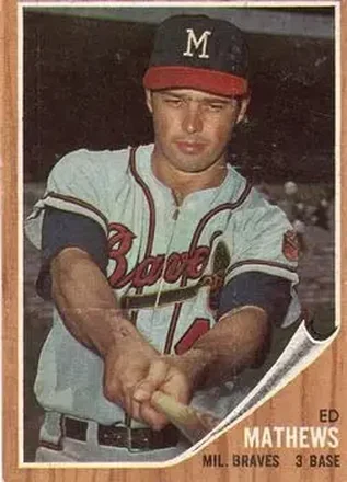 1962 Topps #30 Ed Mathews