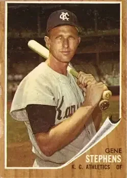 1962 Topps #38 Gene Stephens