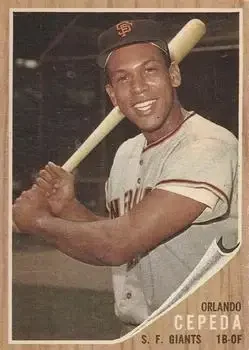 1962 Topps #40 Orlando Cepeda