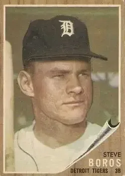 1962 Topps #62 Steve Boros