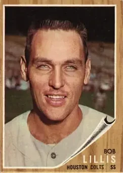 1962 Topps #74 - Bob Lillis - Houston Colt .45s