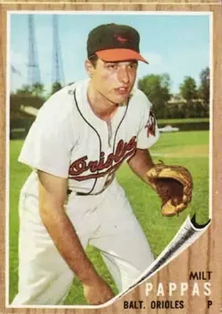 1962 Topps #75 Milt Pappas