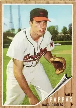 1962 Topps #75 Milt Pappas