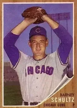 1962 Topps #89 Barney Schultz