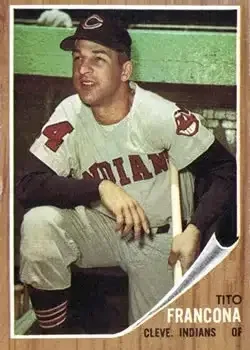 1962 Topps #97 Tito Francona