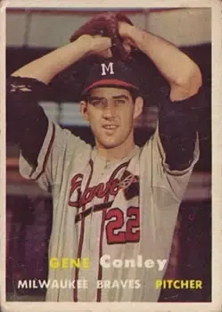 1957 Topps #28 Gene Conley