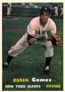 1957 Topps #58 Ruben Gomez
