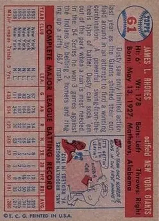 Reverso de Dusty Rhodes