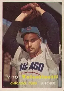 1957 Topps #74 Vito Valentinetti