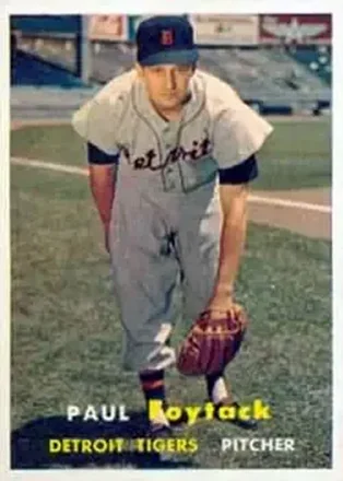 1957 Topps #77 Paul Foytack