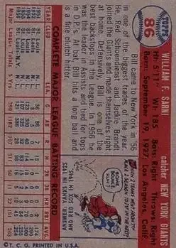 Back of Bill Sarni