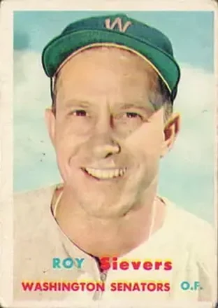 1957 Topps #89 Roy Sievers