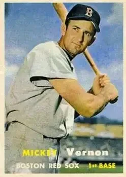 1957 Topps #92 James Vernon