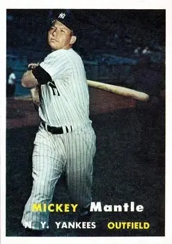 1957 Topps #95 Mickey Mantle