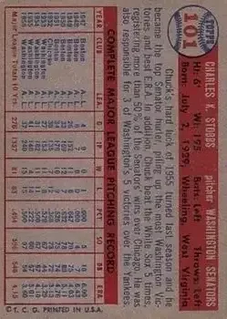 Back of Chuck Stobbs