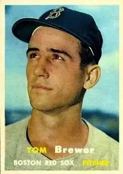 1957 Topps #112 Tom Brewer