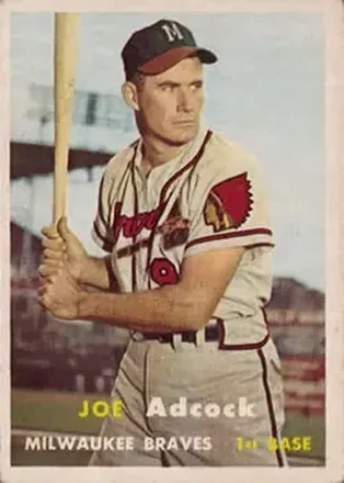 1957 Topps #117 Joe Adcock
