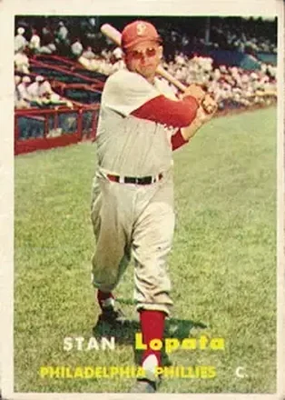 1957 Topps #119 Stan Lopata