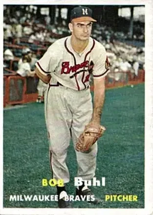 1957 Topps #127 Bob Buhl