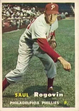 1957 Topps #129 Saul Rogovin