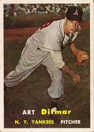 1957 Topps #132 Art Ditmar