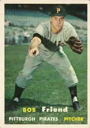 1957 Topps #150 Bob Friend