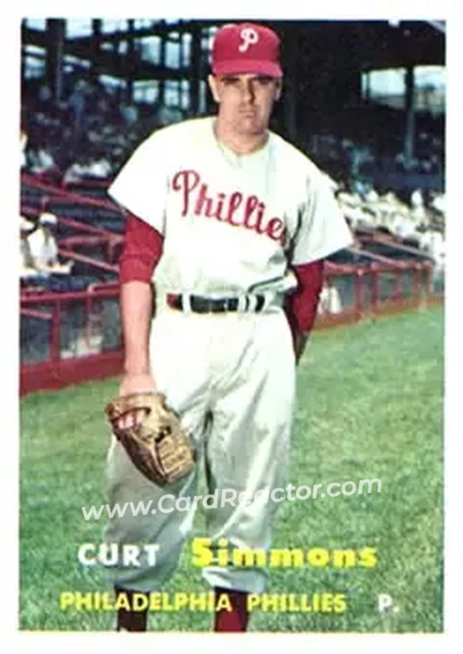 Front of Curt Simmons