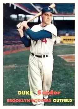 1957 Topps #170 Edwin "Duke" Snider