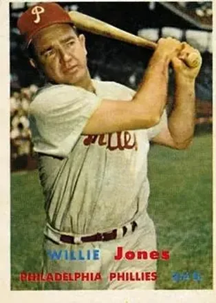 1957 Topps #174 Willie Jones