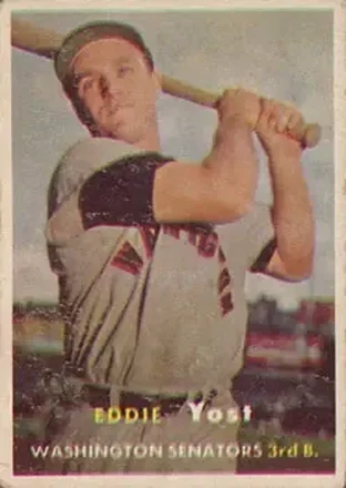 1957 Topps #177 Eddie Yost