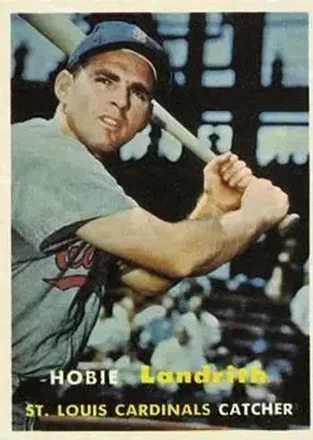 1957 Topps #182 Hobie Landrith