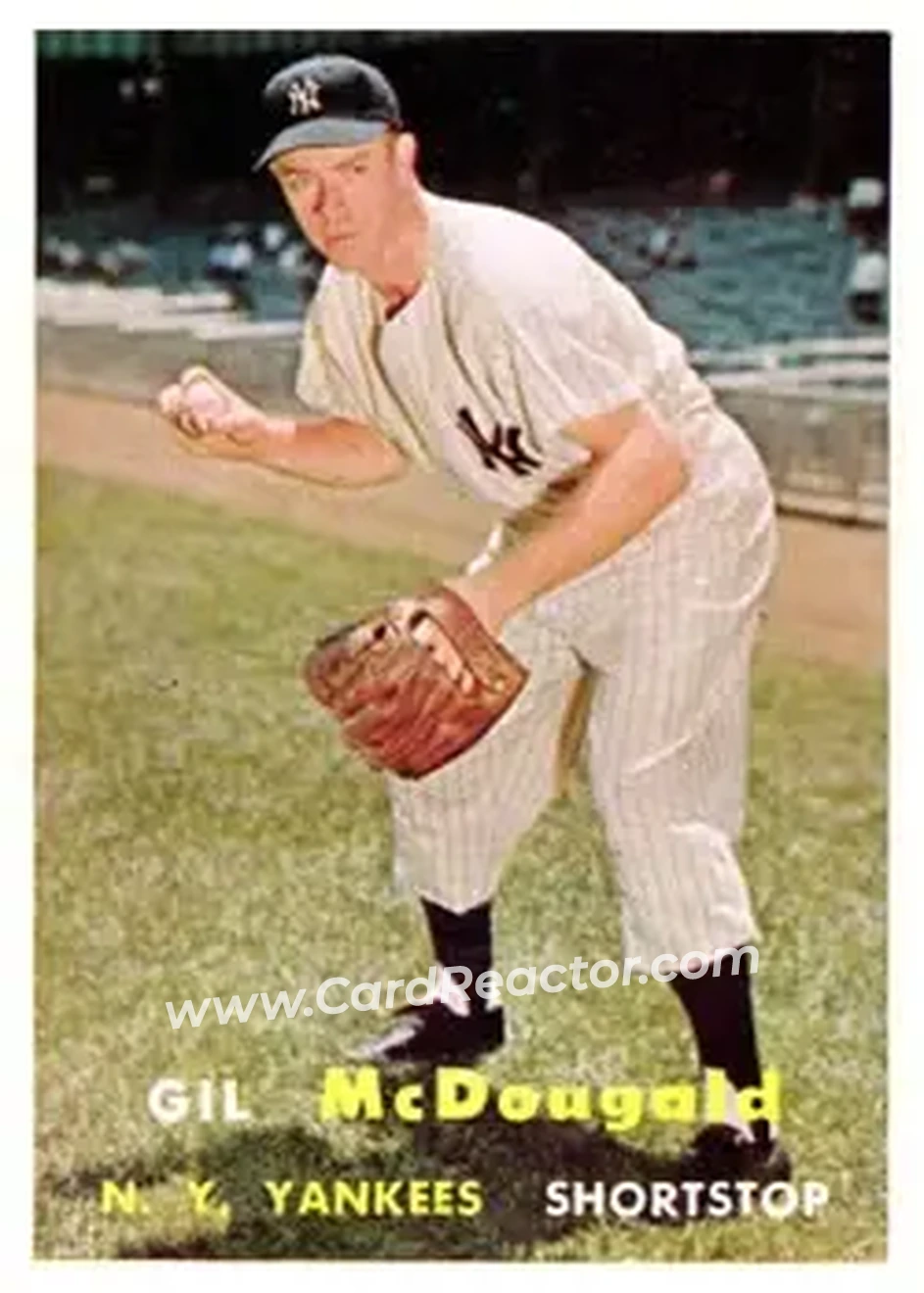Front of Gil McDougald