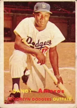 1957 Topps #201 Sandy Amoros