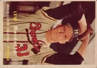 1957 Topps #208 Lew Burdette