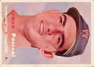 1957 Topps #211 Camilo Pascual
