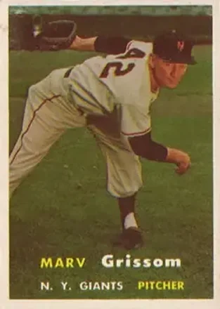 1957 Topps #216 Marv Grissom