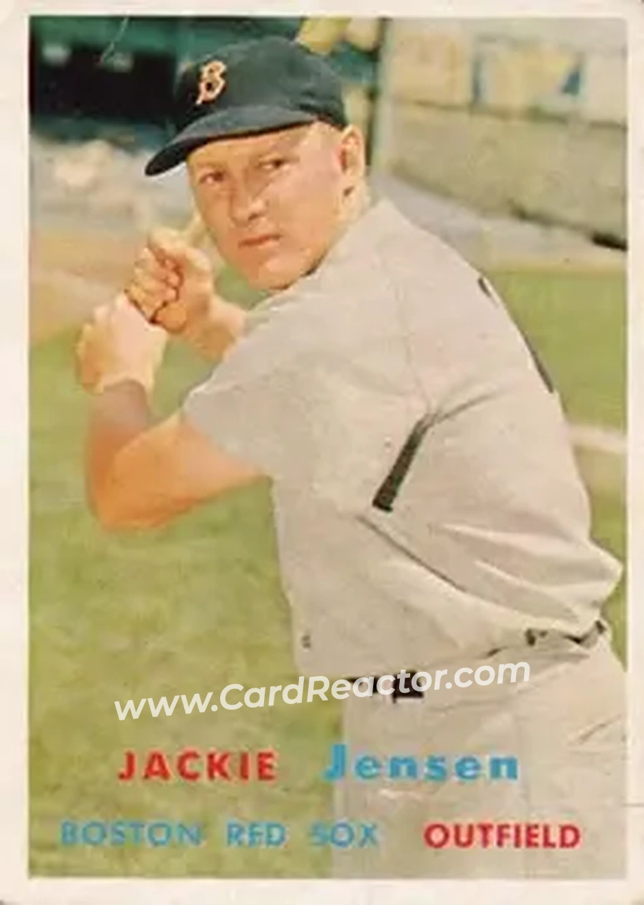 Front of Jackie Jensen