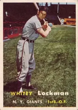 1957 Topps #232 Carroll Lockman