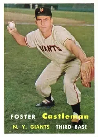 1957 Topps #237 Foster Castleman
