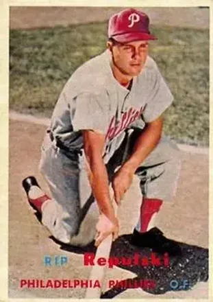 1957 Topps #245 Rip Repulski