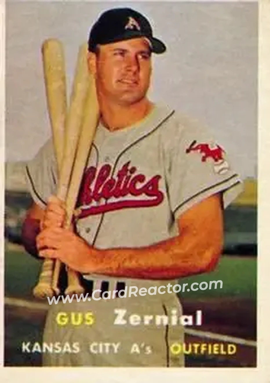 Front of Gus Zernial