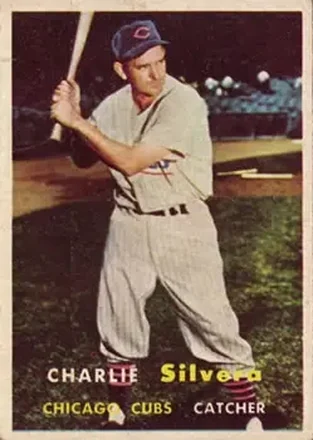 1957 Topps #255 Charlie Silvera