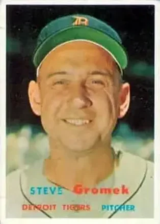 1957 Topps #258 Steve Gromek
