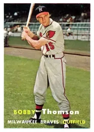 1957 Topps #262 Bobby Thomson