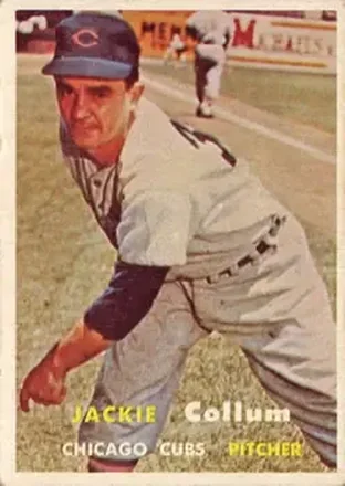 1957 Topps #268 Jackie Collum