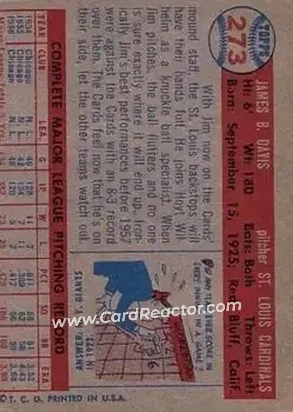 Back of Jim Davis